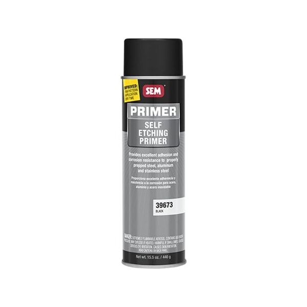 Sem Products Primer Self-Etching . Black, 20 Ounce, Aerosol SE39673 - main
